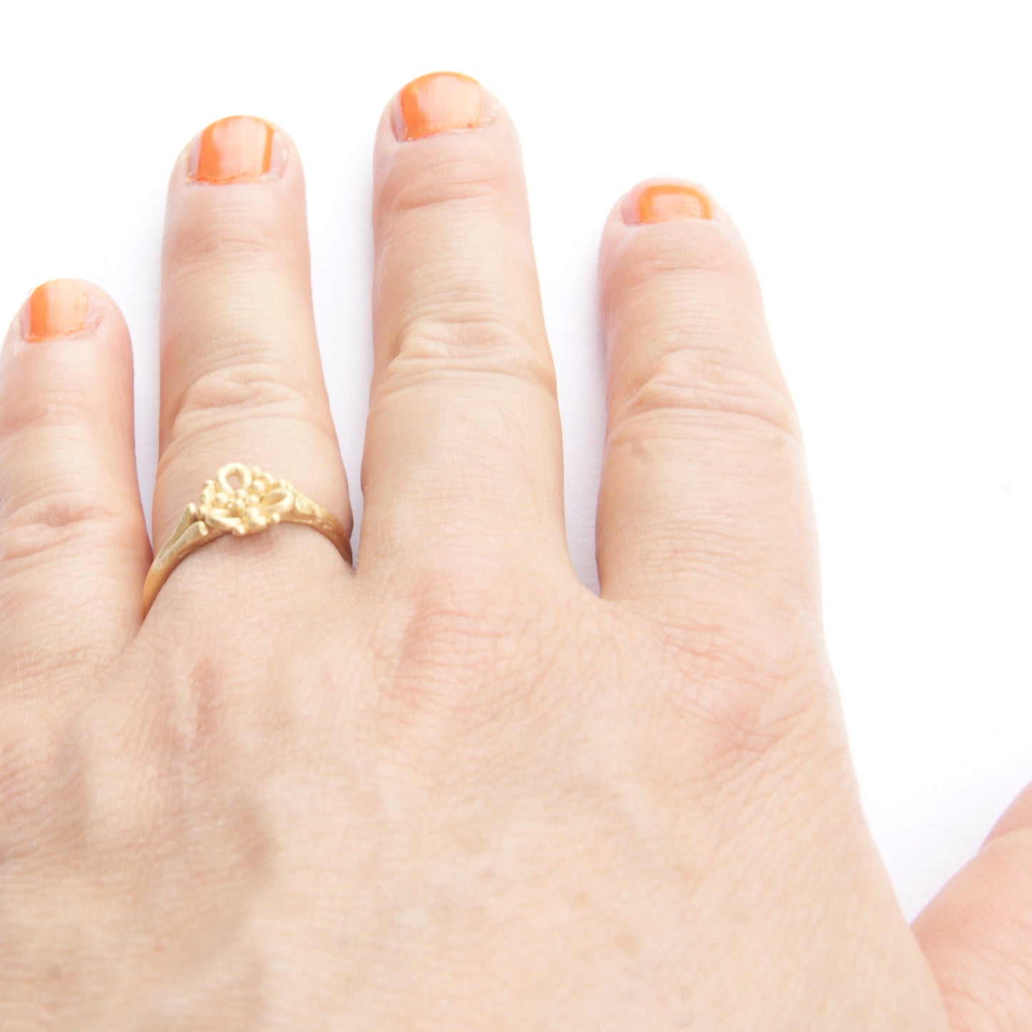 Delicate Handmade Silver Ring – Botanical Inspired for Everyday Wear