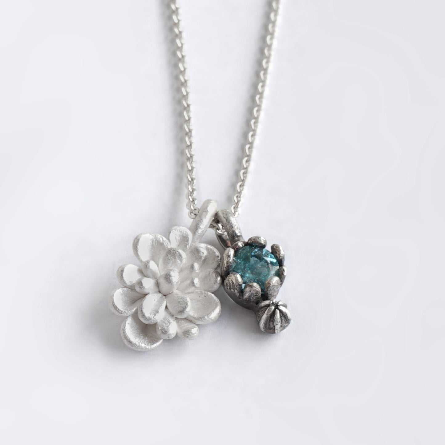 Pendant with tourquoise Gemstone Apatit – Ready to Ship