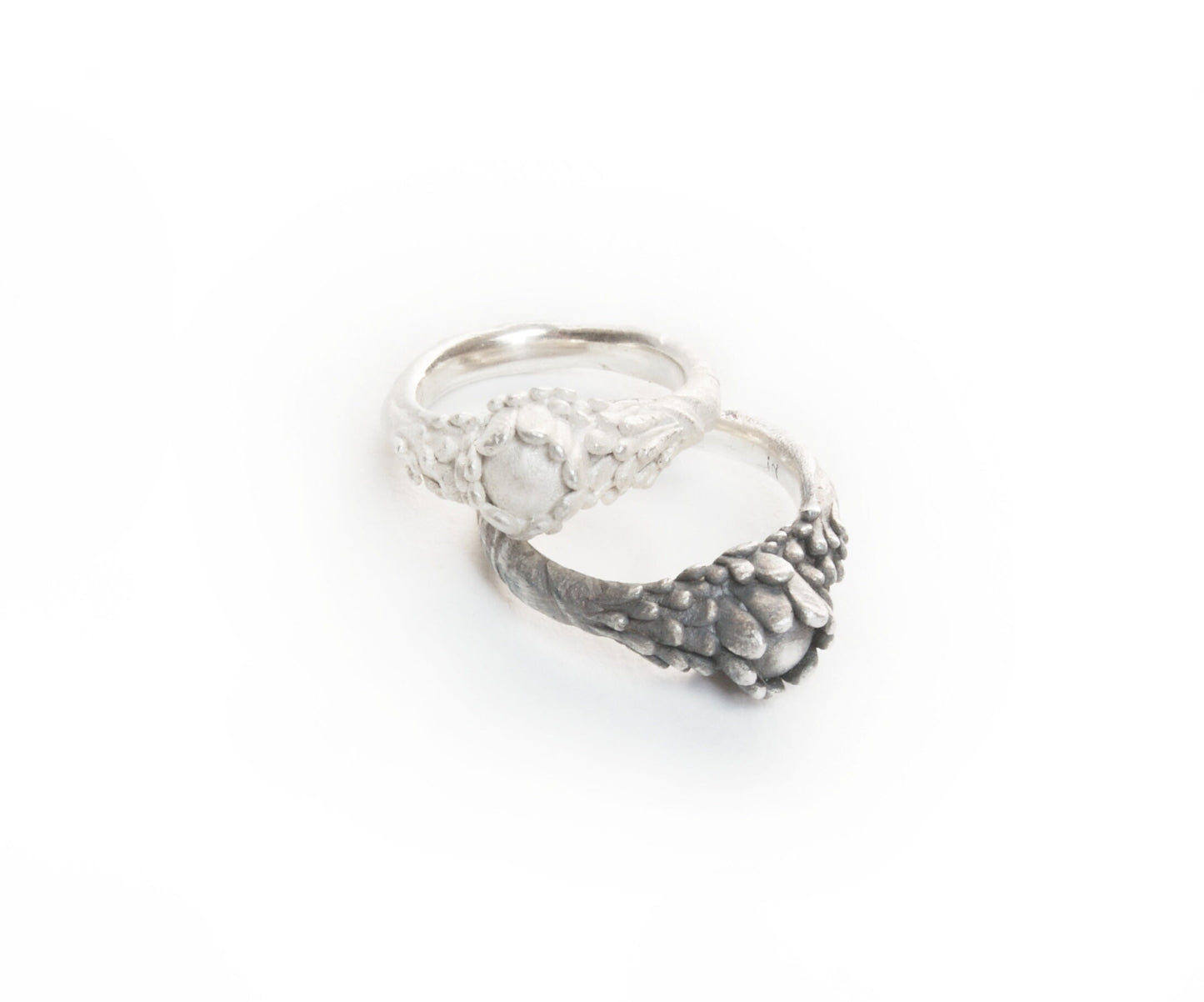 Secret Garden Ring: Handmade Recycled Sterling Silver Floral Ring