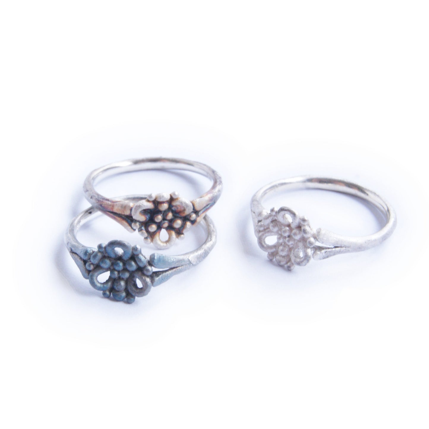 Delicate Handmade Silver Ring – Botanical Inspired for Everyday Wear