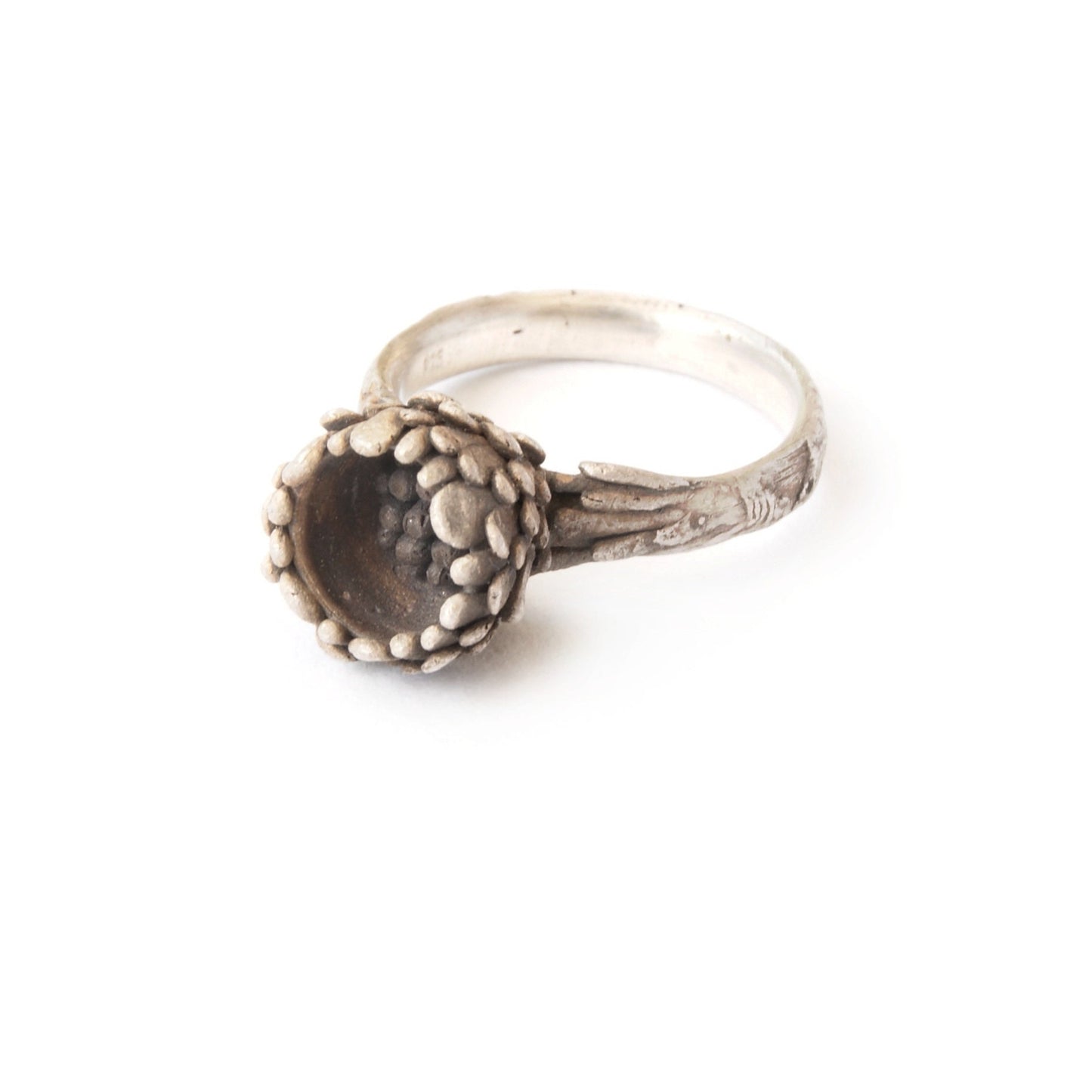 Silver Ring with Hidden Motif – Handmade One-of-a-Kind Ring