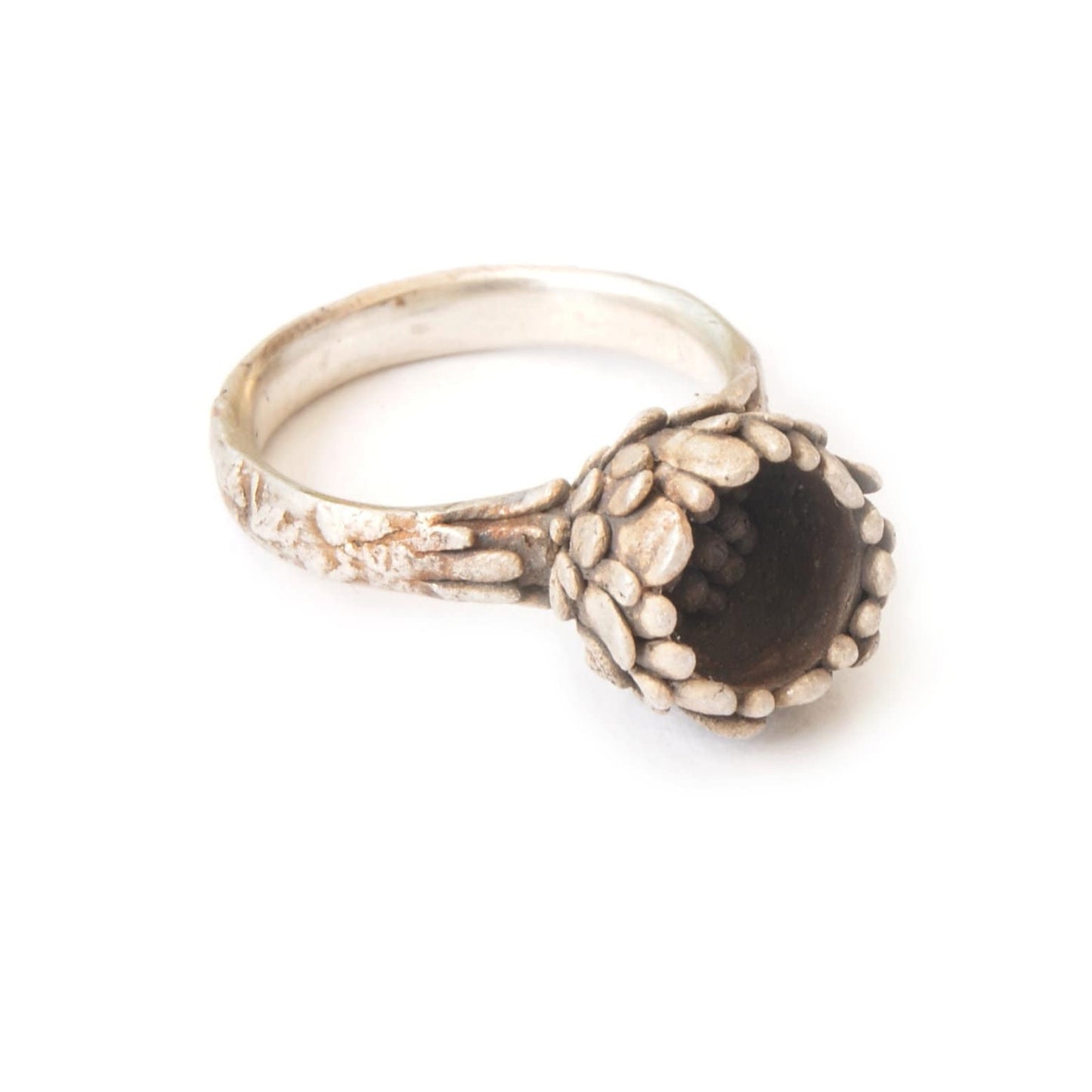 Silver Ring with Hidden Motif – Handmade One-of-a-Kind Ring