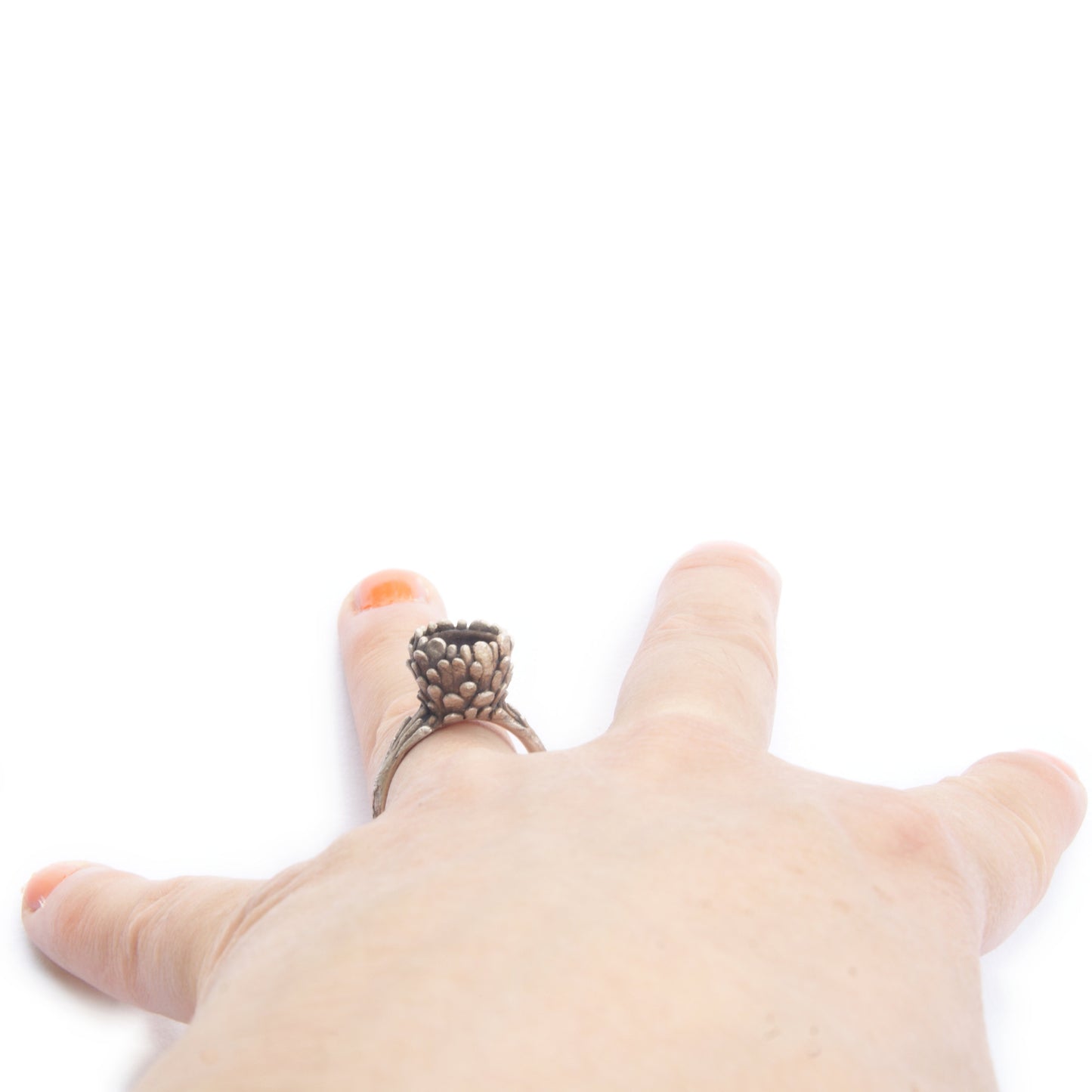Silver Ring with Hidden Motif – Handmade One-of-a-Kind Ring