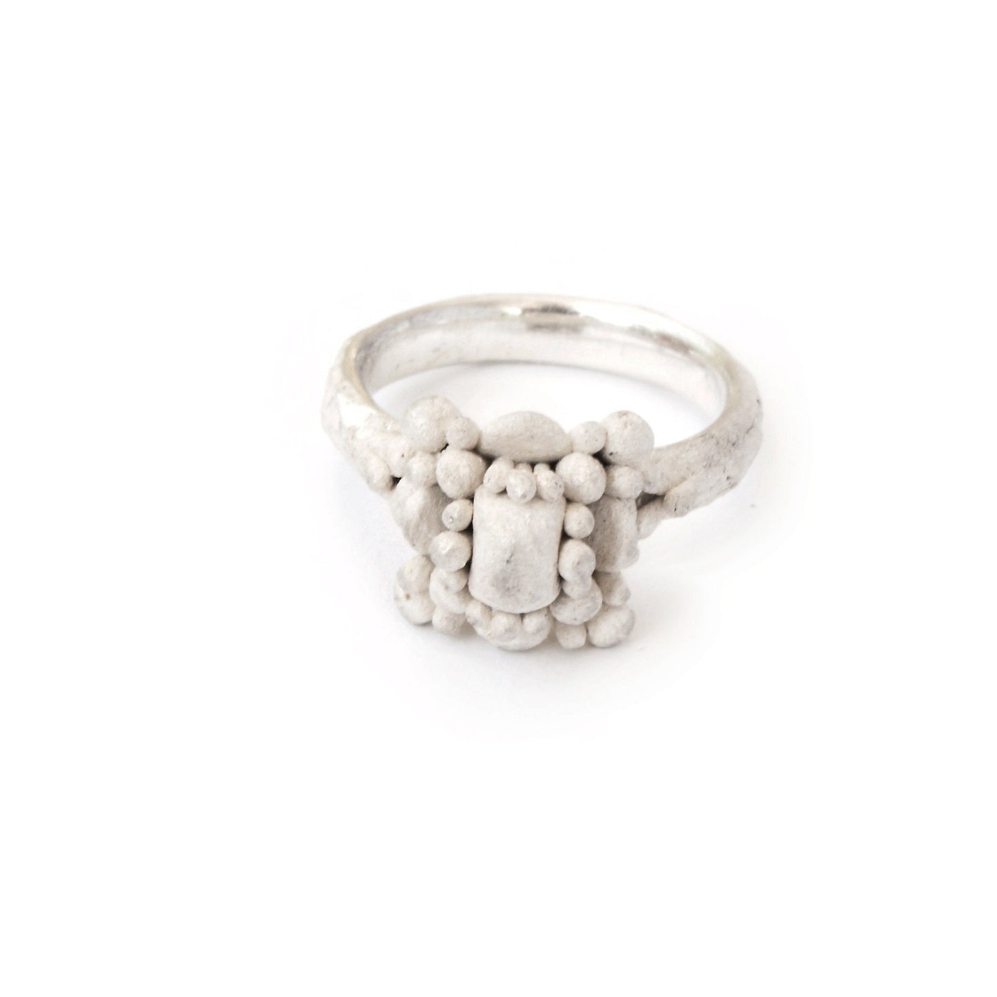 Artisan Silver Ring with Twist | Unique Vintage-Inspired Ring