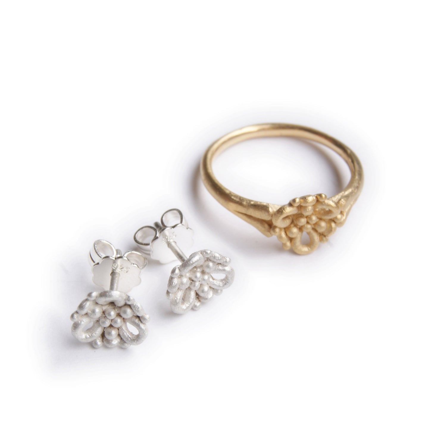 Delicate Handmade Silver Ring – Botanical Inspired for Everyday Wear