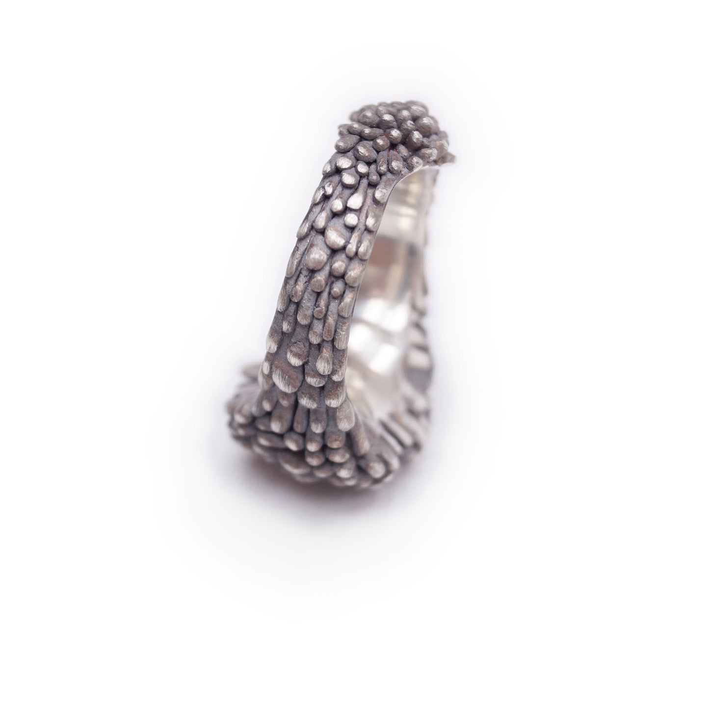 Dandelion Ring in Recycled Silver – Nature-Inspired Botanical Jewelry, Handmade with Award-Winning Craftsmanship